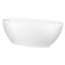 Oltens Daven free-standing bath 160x80 cm oval Acryl white 12009000 zdj.5