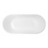 Oltens Inga freistehende Wanne 170x80 cm oval Acryl weiß 12004000 zdj.6