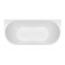 Oltens Begna wandmontierte Badewanne 170x75 cm oval Acryl weiß 12011000 zdj.4