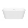 Oltens Hulda free-standing back-to-wall bathtub 160x75 cm acrylic white 12020000 zdj.1
