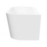 Oltens Hulda free-standing back-to-wall bathtub 160x75 cm acrylic white 12020000 zdj.5