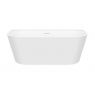 Oltens Hulda free-standing back-to-wall bathtub 170x80 cm, acrylic, white gloss 12021000 zdj.1