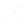 Oltens BordMag bath panel set, 150 x 70 cm, white, 19018000 zdj.4