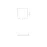 Oltens BordMag bath panel set, 170 x 70 cm, black, 19020300 zdj.6