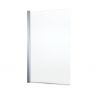 Oltens Fulla single panel bath screen 85 x 140 cm chrome/transparent glass 23102100 zdj.1
