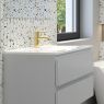 Oltens Vernal cabinet wash basin 81x46 cm rectangular white 41206000 zdj.4
