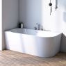 Oltens Hulda Eckbadewanne 160x75 cm links Acryl weiß glänzend 11003000 zdj.9