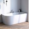 Oltens Hulda Eckbadewanne 170x80 cm rechts Acryl weiß glänzend 11004000 zdj.12