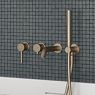 Oltens Molle concealed 4-hole bathtub and shower mixer brushed copper 34105610 zdj.5