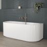 Oltens Hamnes wanna przyścienna 170x80 cm biała 12026000 zdj.10