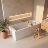 Oltens BordMag bath panel set, 170 x 75 cm, white, 19015000 zdj.6