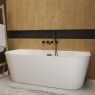 Oltens Molle flush mounted bathtub and shower mixer, 4-channel matt black 34105300 zdj.6