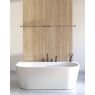 Oltens Hulda free-standing back-to-wall bathtub 170x80 cm, acrylic, white gloss 12021000 zdj.7