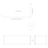 Oltens BordMag bath panel set, 170 x 75 cm, white, 19015000 zdj.2