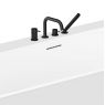 Oltens Hulda free-standing back-to-wall bathtub 160x75 cm acrylic white 12020000 zdj.6