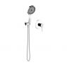 Oltens Rann flush-mounted mixer tap with Havis EasyClick 3-function hand shower, chrome 36076100 zdj.2