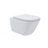 Zestaw Oltens Hadsel Stille  miska WC wisząca PureRim z powłoką SmartClean z deską wolnoopadającą Slim biała 42545000 zdj.1