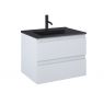Oltens Vernal Set: Waschbecken mit Schrank 60 cm schwarz matt/grau matt 68036700 zdj.1