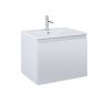 Oltens Vernal Set: Waschbecken mit Schrank 60 cm weiß glänzend/grau matt 68012700 zdj.1