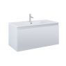 Oltens Vernal Set: Waschbecken mit Schrank 100 cm weiß/grau matt 68016700 zdj.1