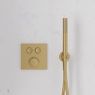 Oltens Molle concealed installation bath and shower set, brushed gold 36631810 zdj.14
