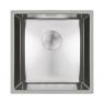 Oltens Hydda single-bowl steel sink 44x44 cm polished stainless steel 71103100 zdj.1