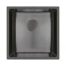 Oltens Hydda ocelový dřez 44 x 44 cm, jednokomorový, černá 71103300 zdj.1