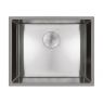 Oltens Hydda single-bowl steel sink 54x44 cm polished stainless steel 71104100 zdj.1