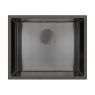 Oltens Hydda single-bowl steel sink 54x44 cm black 71104300 zdj.1