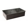 Oltens Hydda single-bowl steel sink 76x44 cm black 71105300 zdj.3