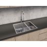Oltens Stalvask single-bowl steel sink 58x44 cm polished steel 71200100 zdj.5