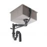 Oltens Stalvask single-bowl steel sink 54x44 cm black 71101300 zdj.4